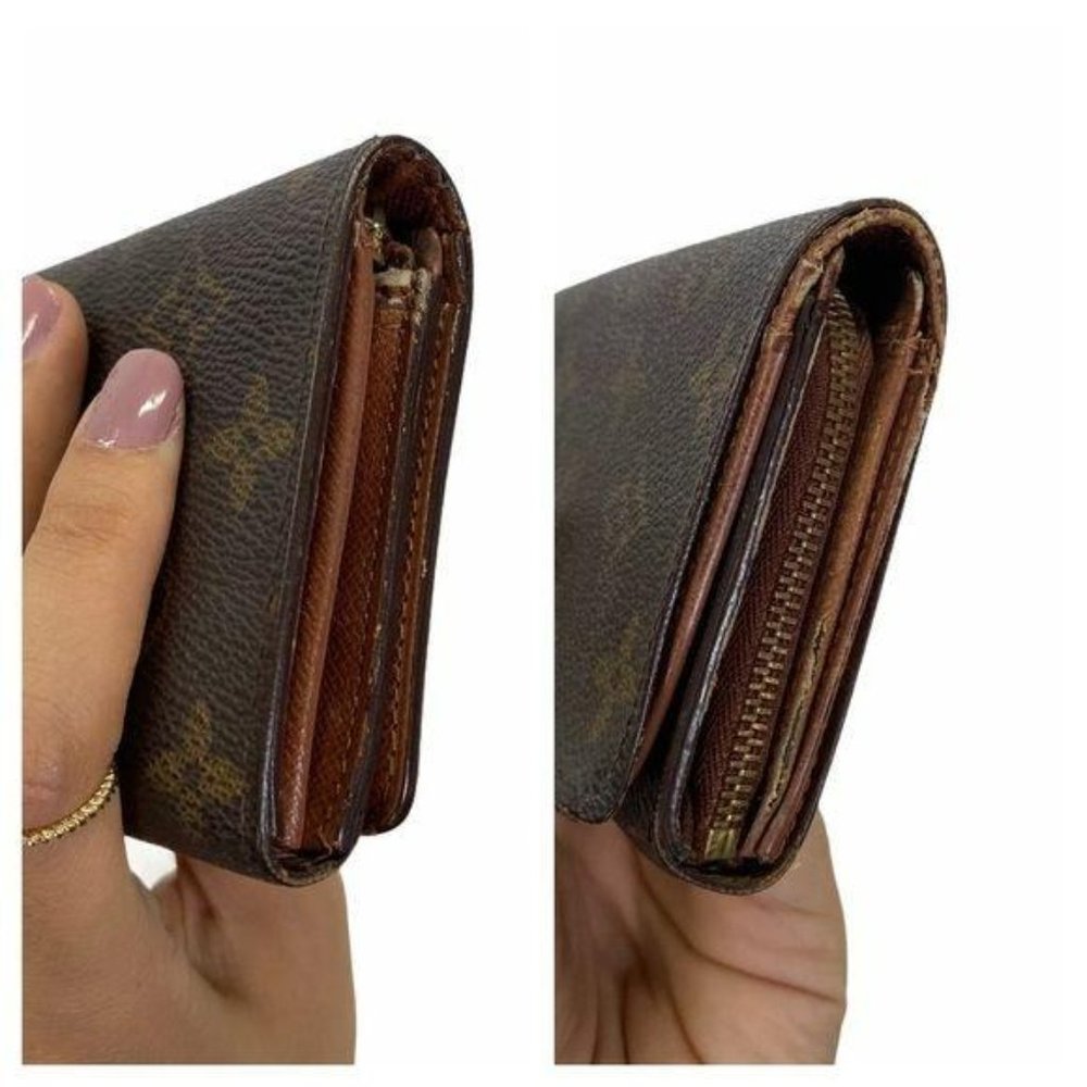 Louis Vuitton Porte Monnaie Authentic Clutch Purse Wallet - Picture 9 of 14